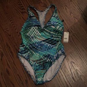 Funky tummy toning one piece